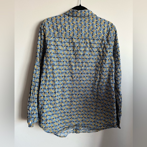 j.mclaughlin Cotton Pineapple Button down shirt - Picture 8 of 9